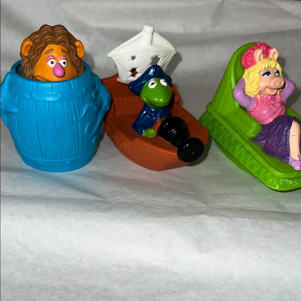 Vintage Muppets Happy Meal Toys - Bundle of 3